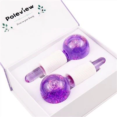 כדורי קרח לעיסוי פנים