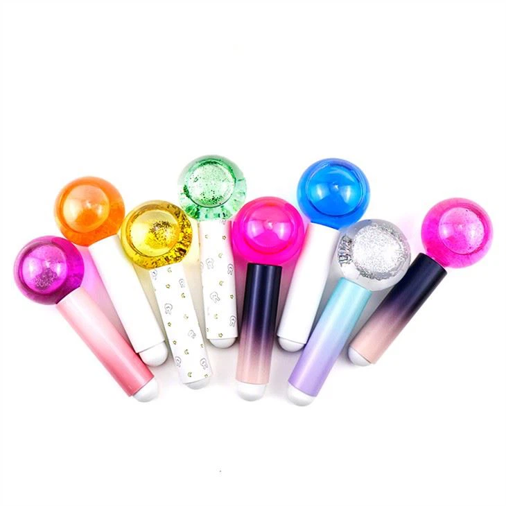 כדורי קרח לפנים לעיסוי קירור