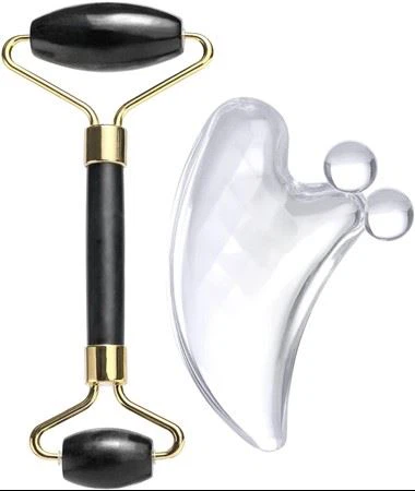 JADE ROLLER & GUA SHA Scraping Board