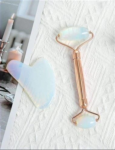 כלי עיסוי פנים לניקוז לימפה