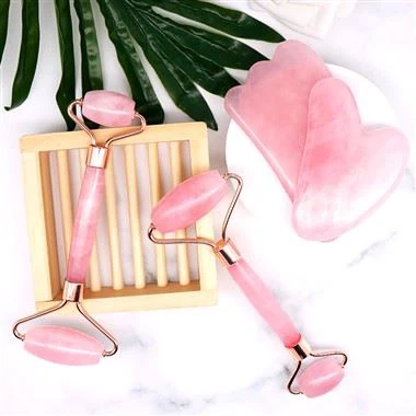 רולר פנים של ורד קוורץ לנשים